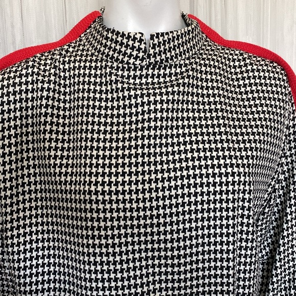 REDUCED!!!Vintage 70’s Jac Dale by Nina Wills houndstooth black and white! - Picture 5 of 17